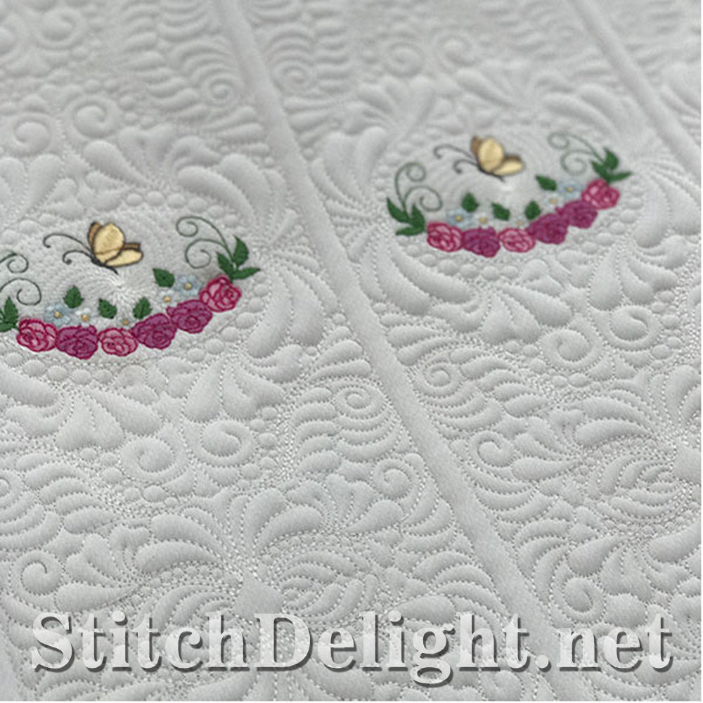 SDS1182 Feather Quilt Set 5