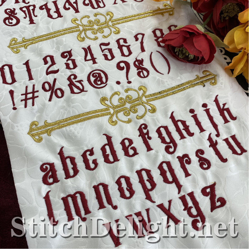 HOE0084 Vintage Ember Font