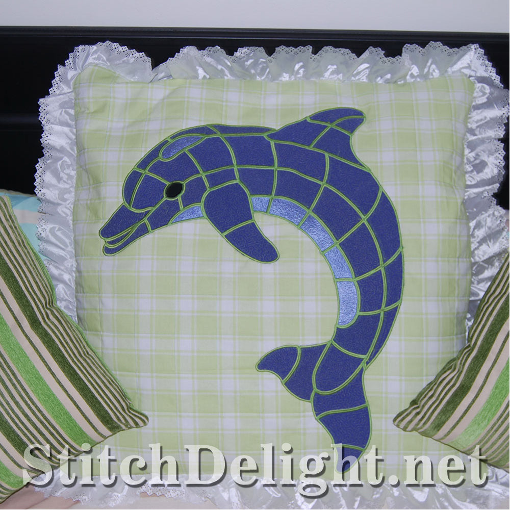 SD0899 Dolphin Mosaic