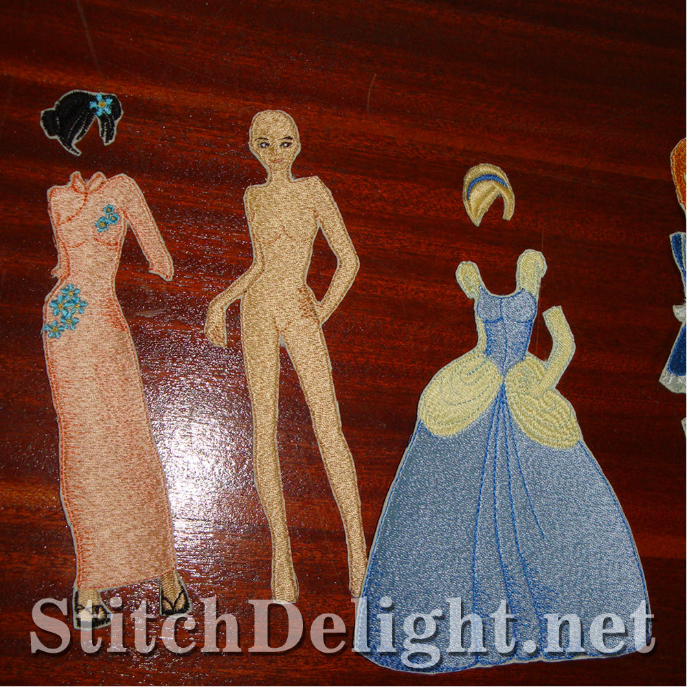 SD1139 Elegant Paper Doll
