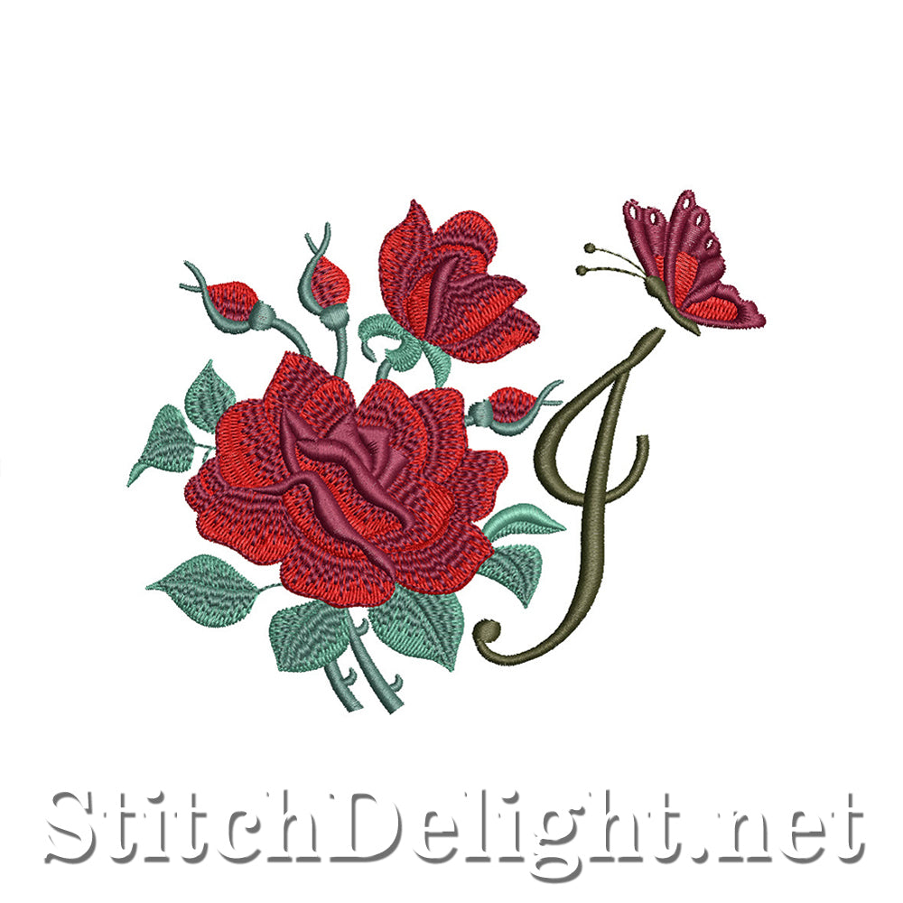 SDS1654 Beautiful Rose Font