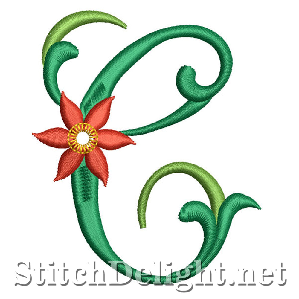 SDS1119 Poinsettia-lettertype C