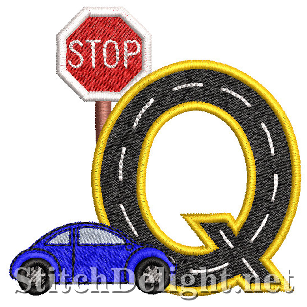 SDS1367 Cars Font Q
