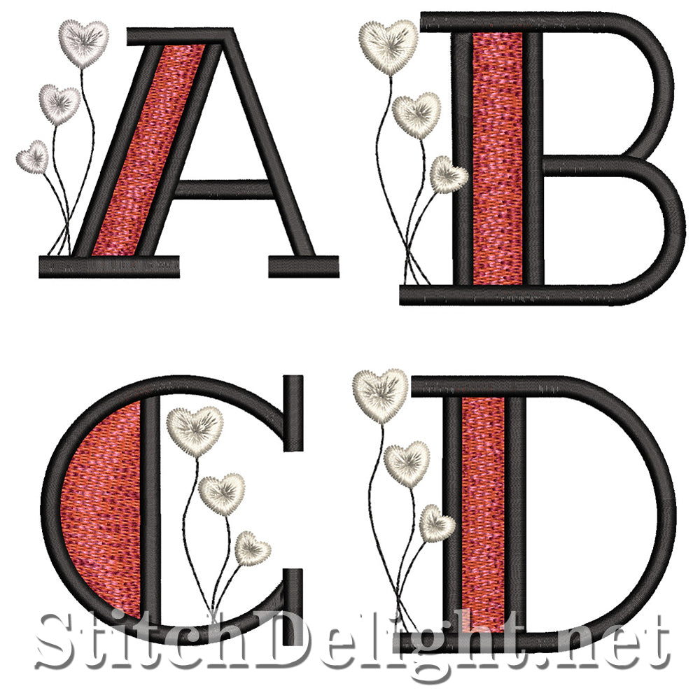 SDS1560 Loving Hearts Font