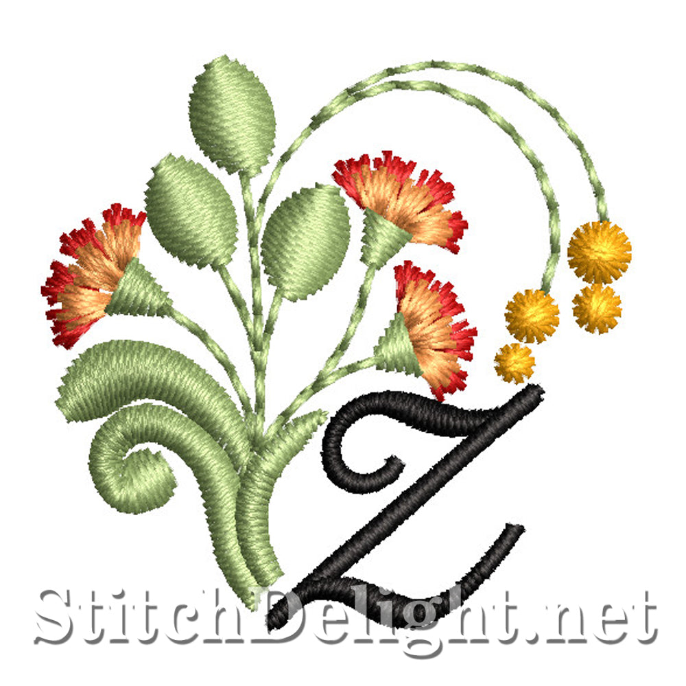 SDS1749 Flamboyant Font Z