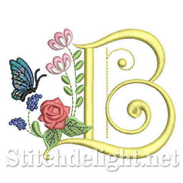 SDS0294 Deco Floral Font