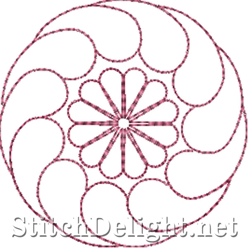 SDS0734 Feather Quilt Patterns