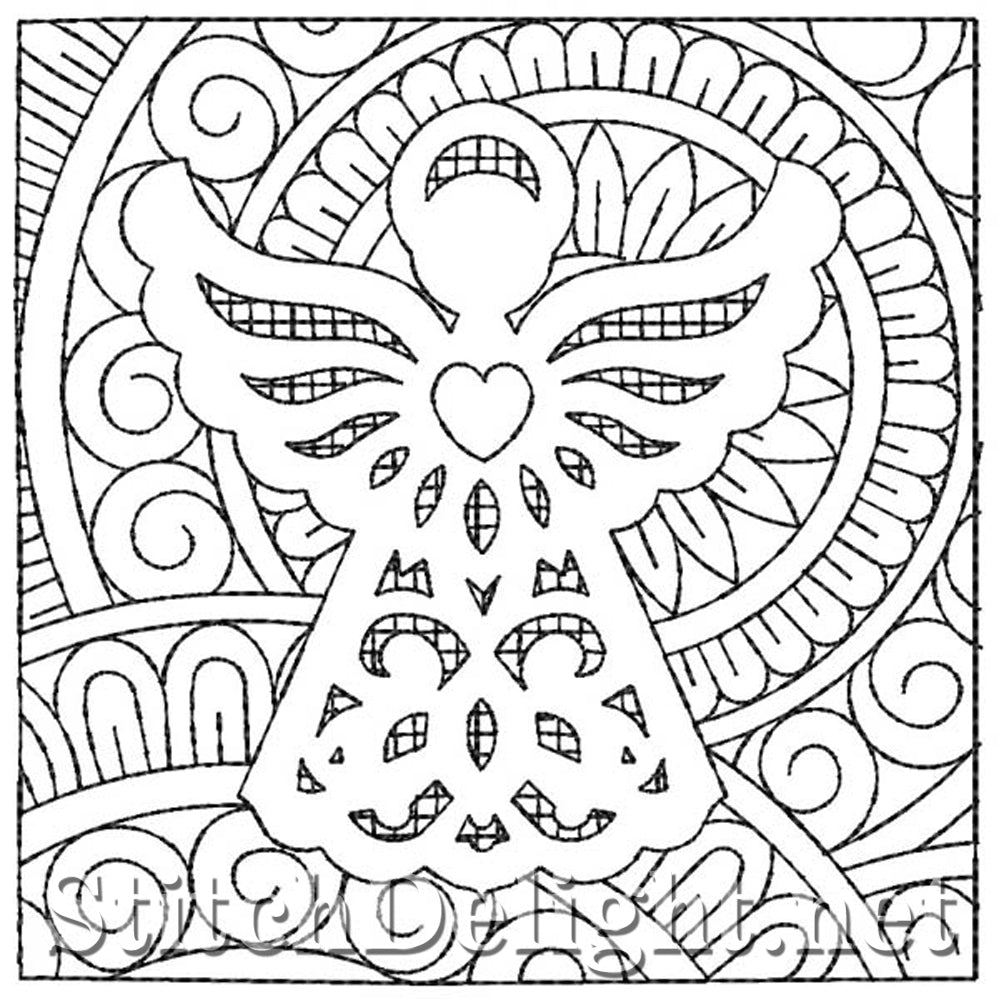SD1286 Christmas Quilt Angels