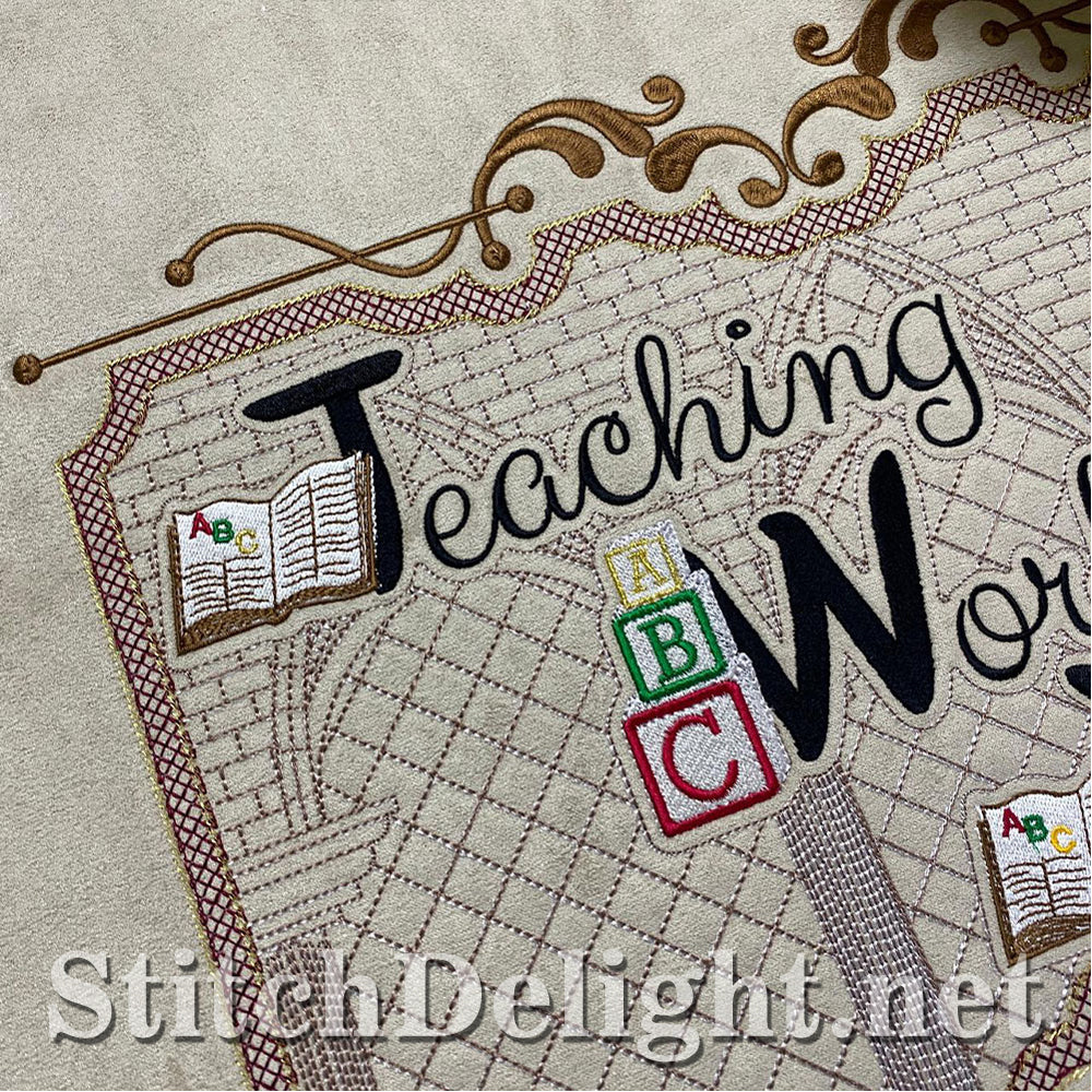 HOE0087 Teacher at Heart Quote