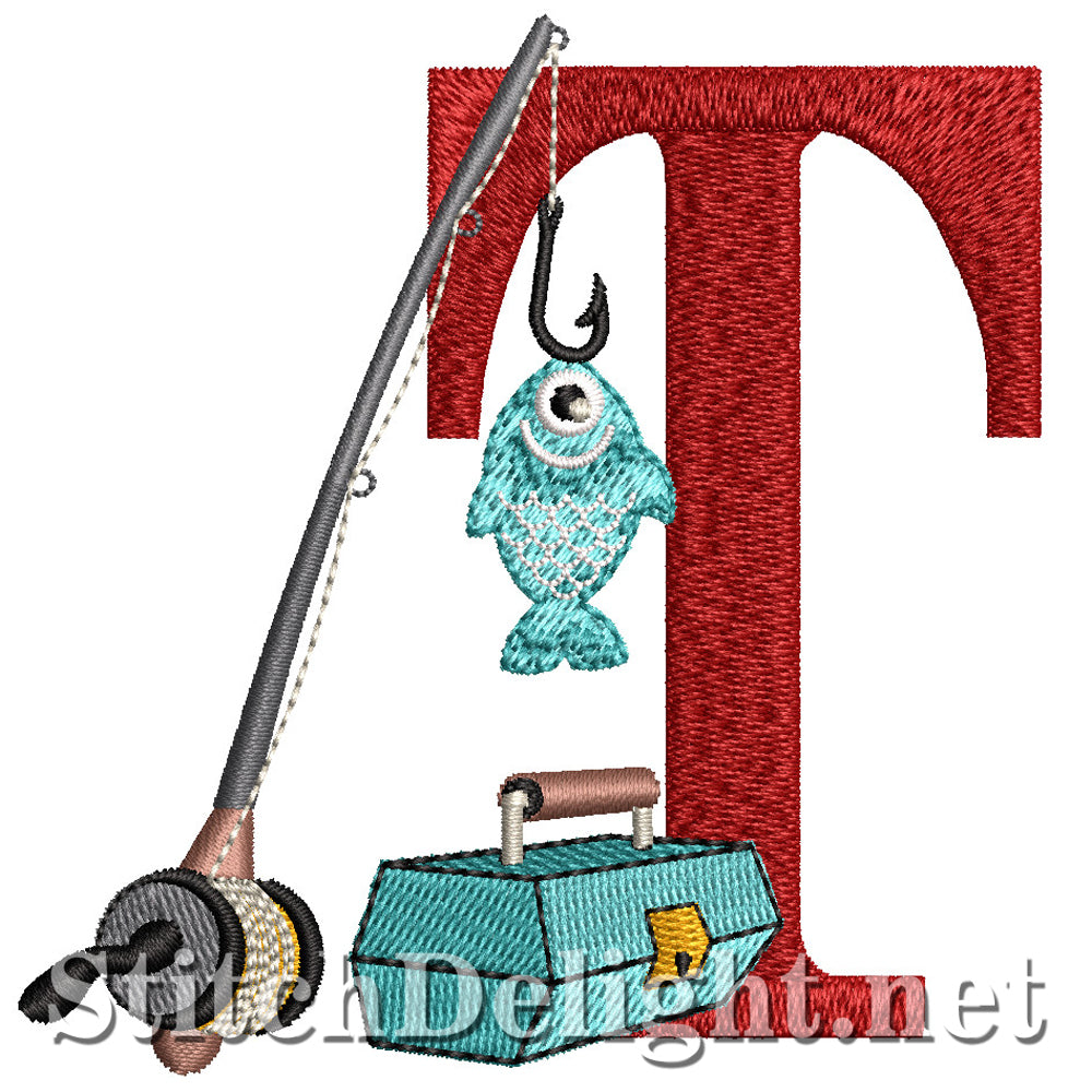 SDS1527 Lets go Fish Font T