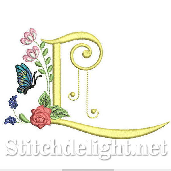 SDS0294 Deco Floral Font