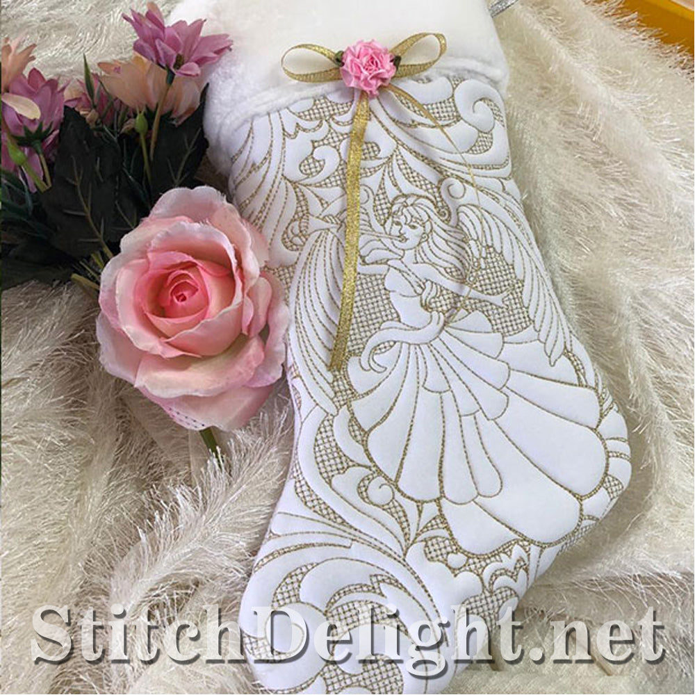 SDS1365 Angel Christmas Stocking