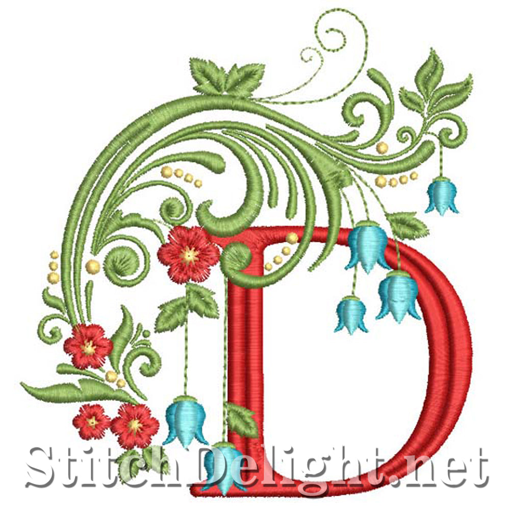 SDS1254 Blue Bell Font D