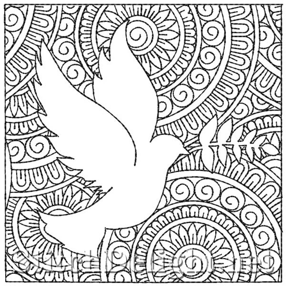 SD1289 Christmas Quilt Dove