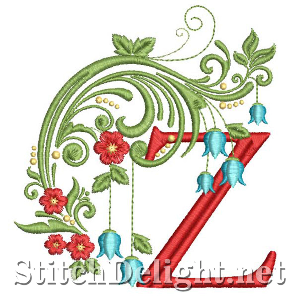 SDS1254 Blue Bell Font Z