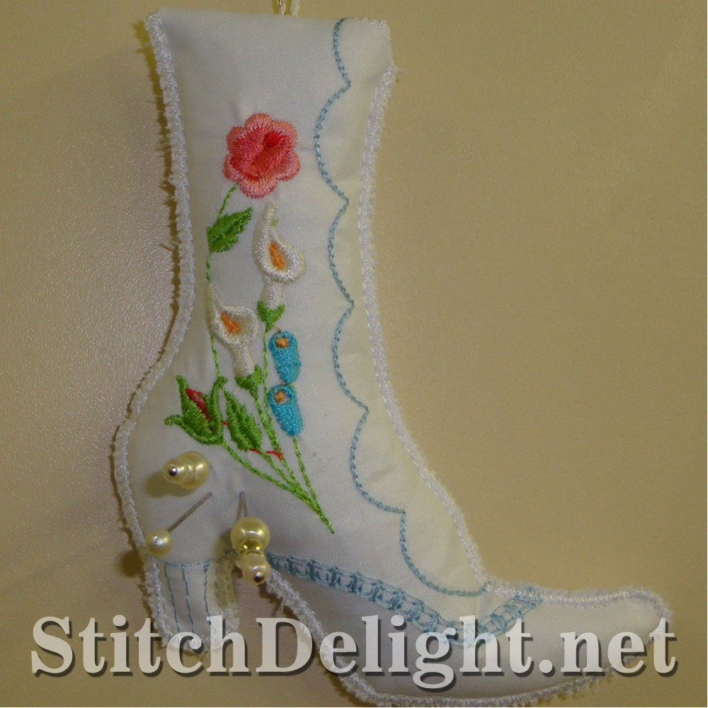 <transcy>SD0873 Coussin à épingles à chaussures victoriennes</transcy>