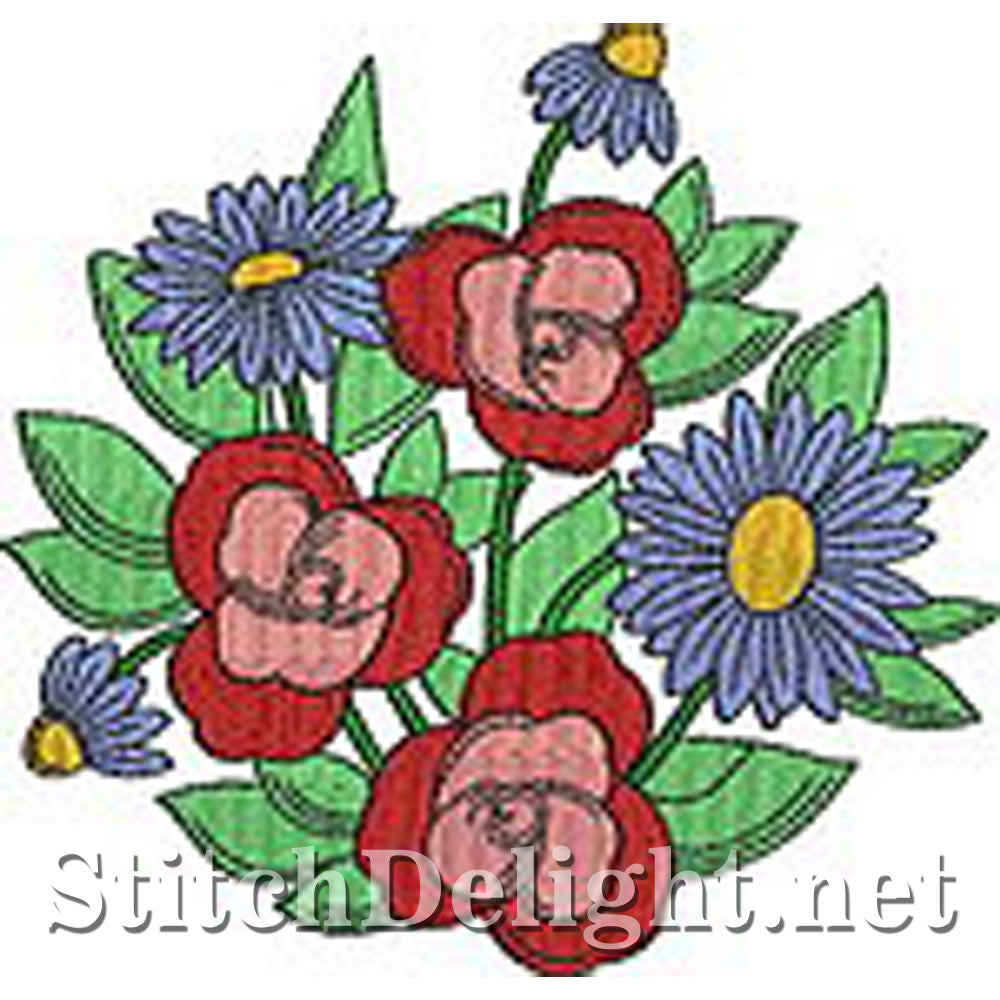SD398 Delightful Flowers