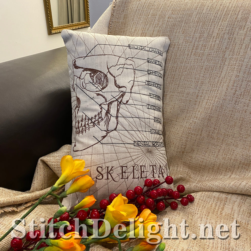 SDS3130 Skeletal Skull 15X15