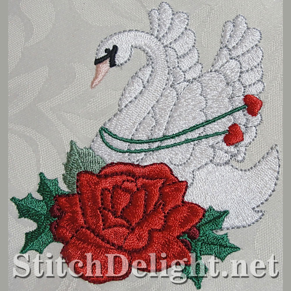 SDS4169 Christmas Swans