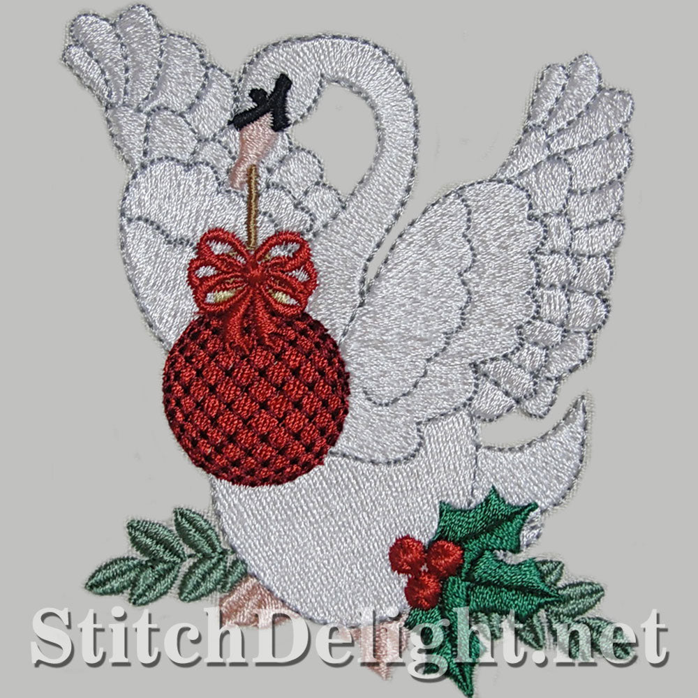 SDS4169 Christmas Swans