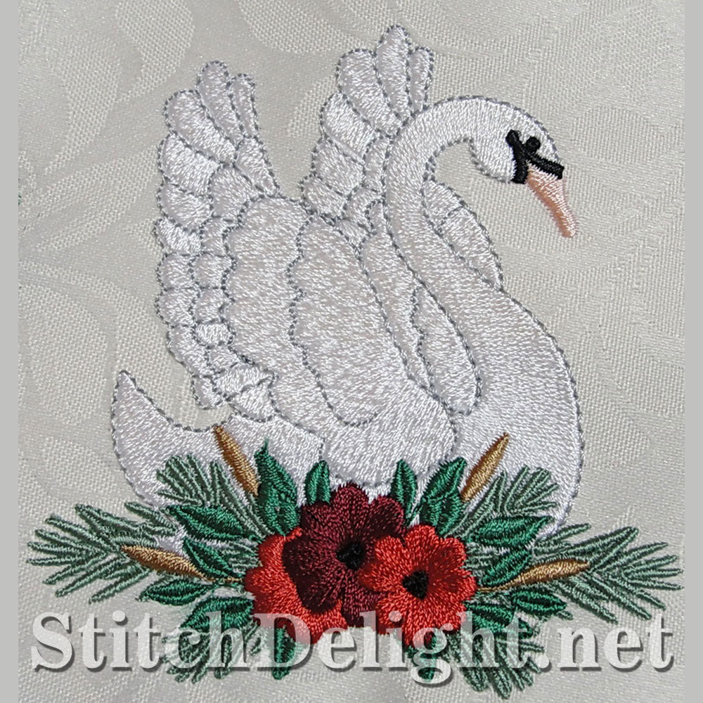 SDS4169 Christmas Swans
