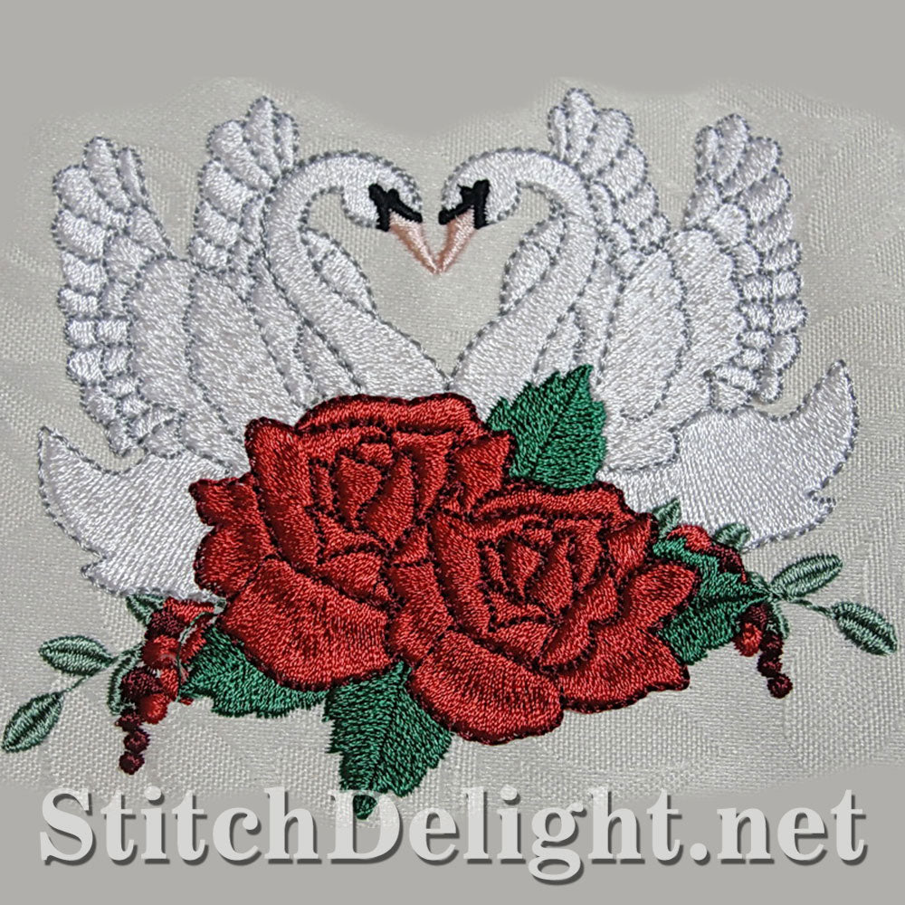 SDS4169 Christmas Swans