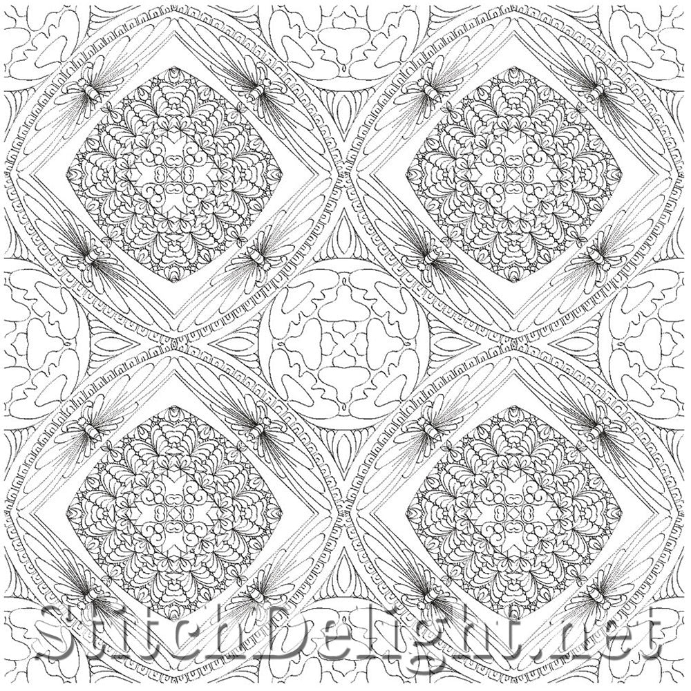 SDS4207 Feather Fantasy Quilt