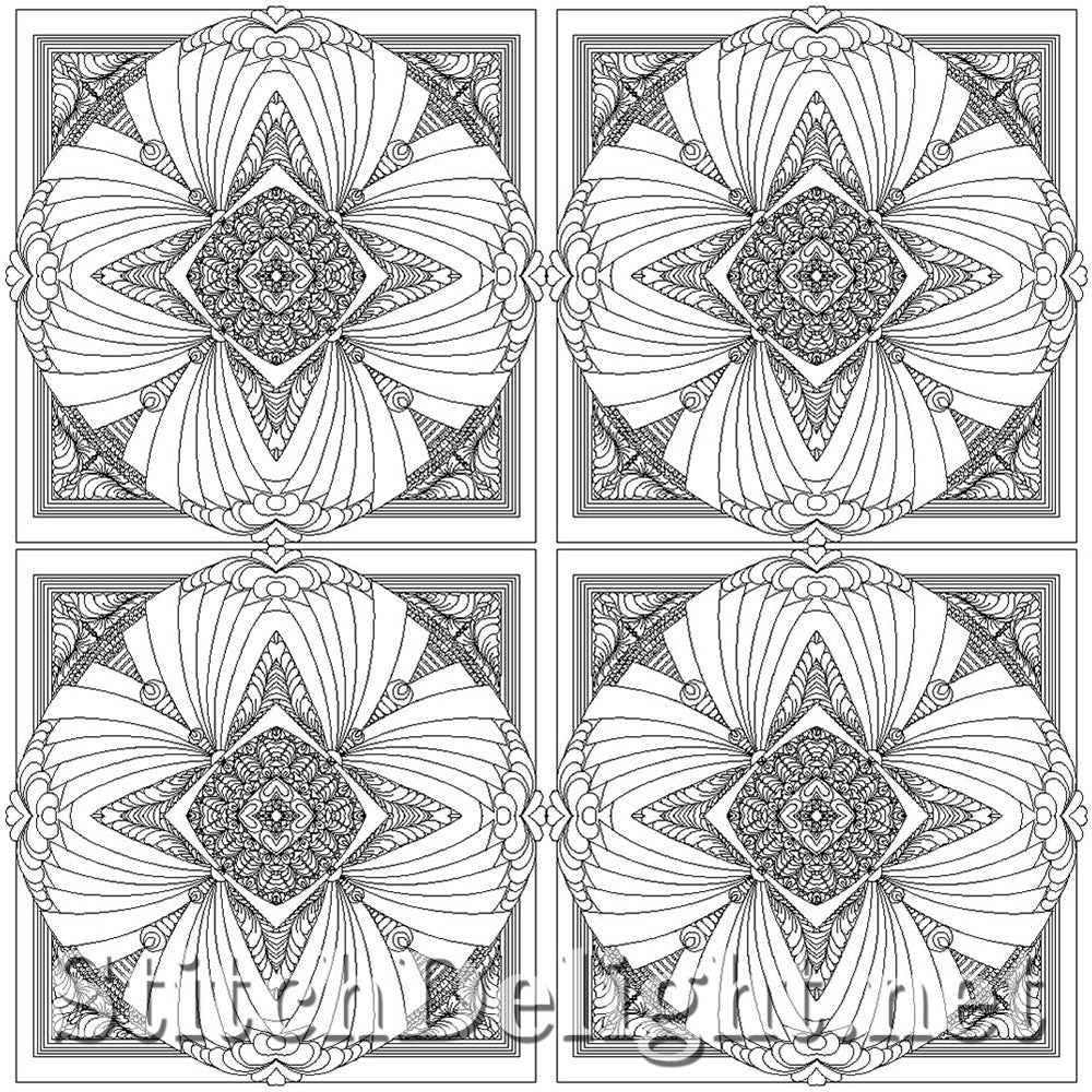 SDS4207 Feather Fantasy Quilt