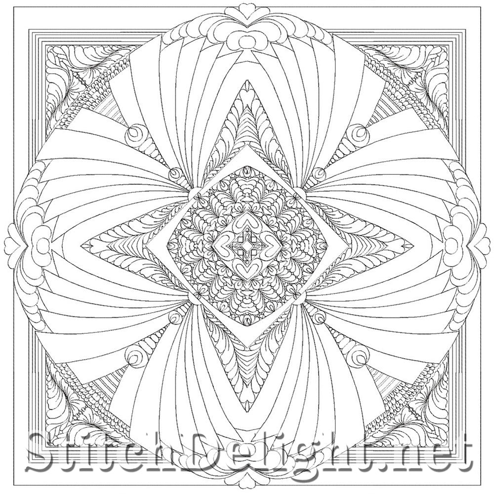 SDS4207 Feather Fantasy Quilt