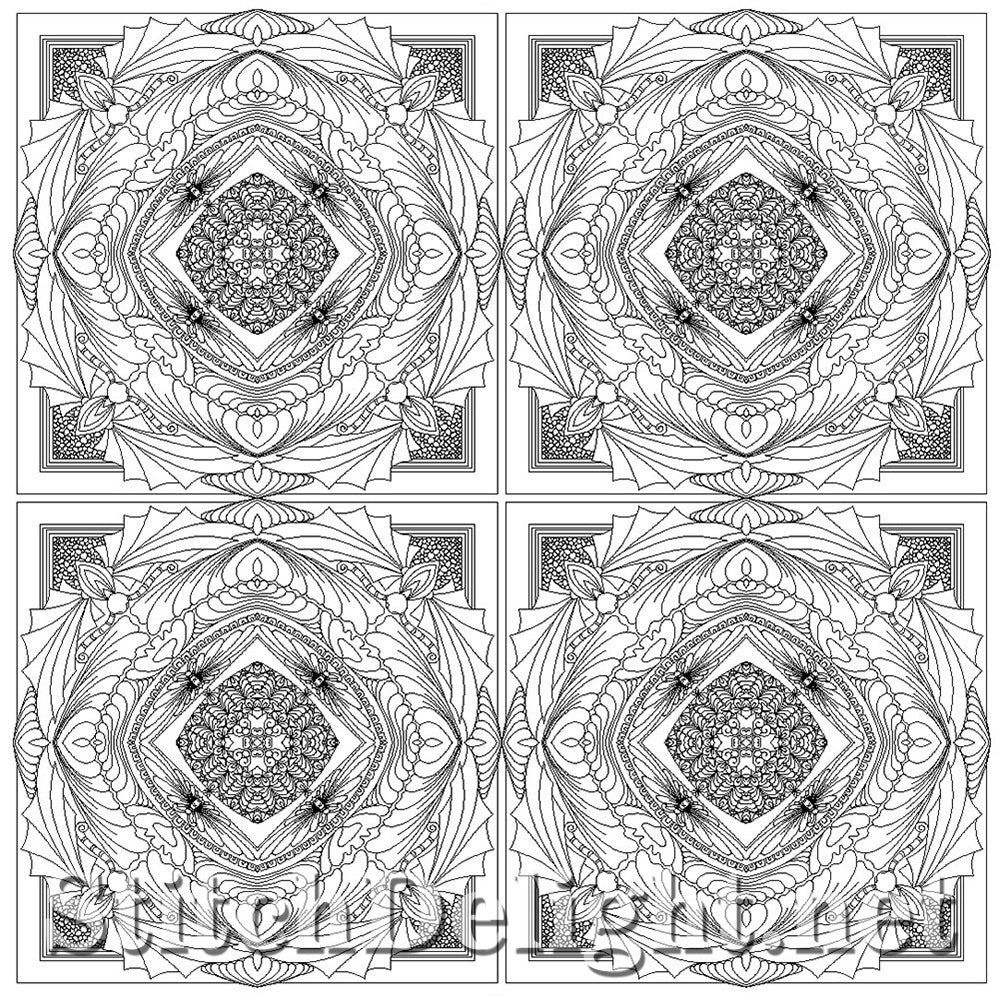 SDS4207 Feather Fantasy Quilt