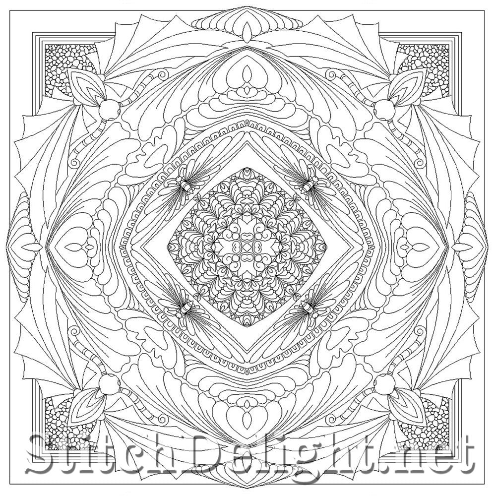 SDS4207 Feather Fantasy Quilt