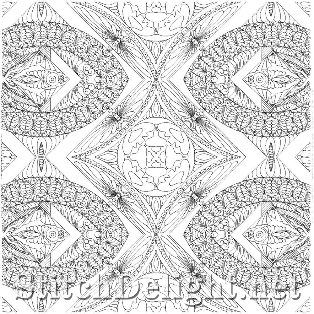 SDS4207 Feather Fantasy Quilt