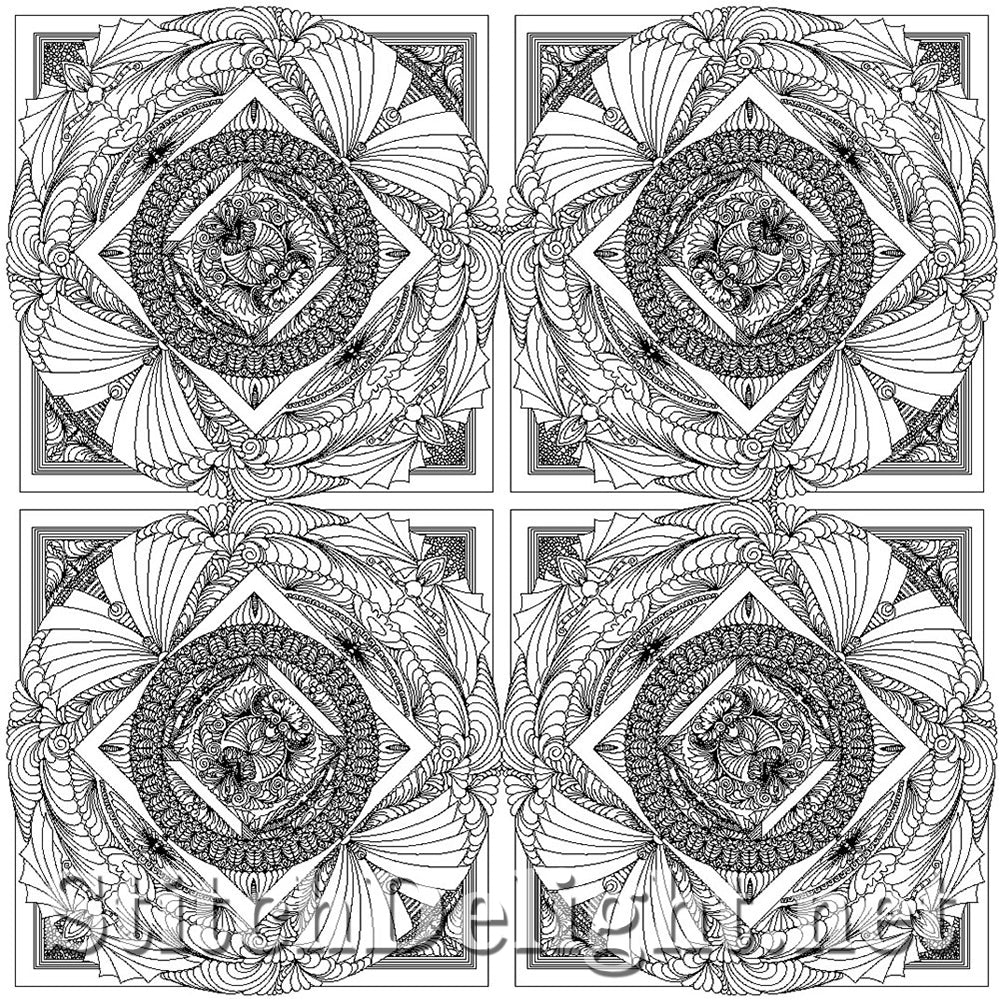 SDS4207 Feather Fantasy Quilt