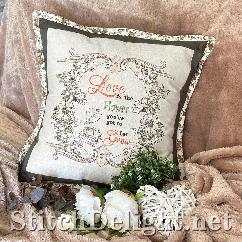 SDS4228 Vintage Floral Quote