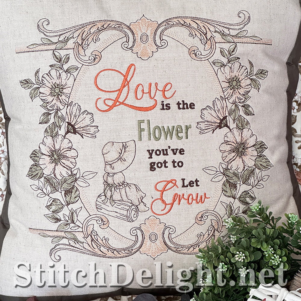 SDS4228 Vintage Floral Quote