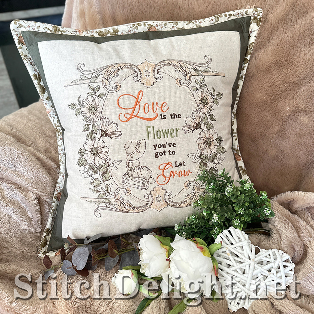 SDS4228 Vintage Floral Quote