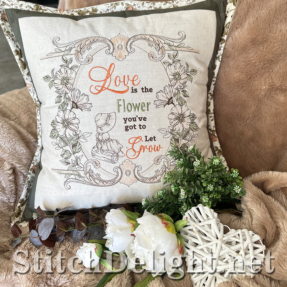 SDS4228 Vintage Floral Quote