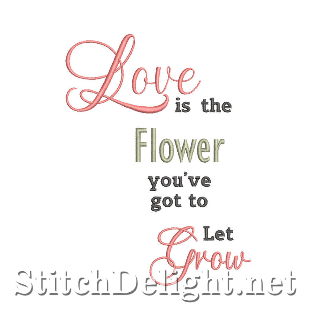 SDS4228 Vintage Floral Quote