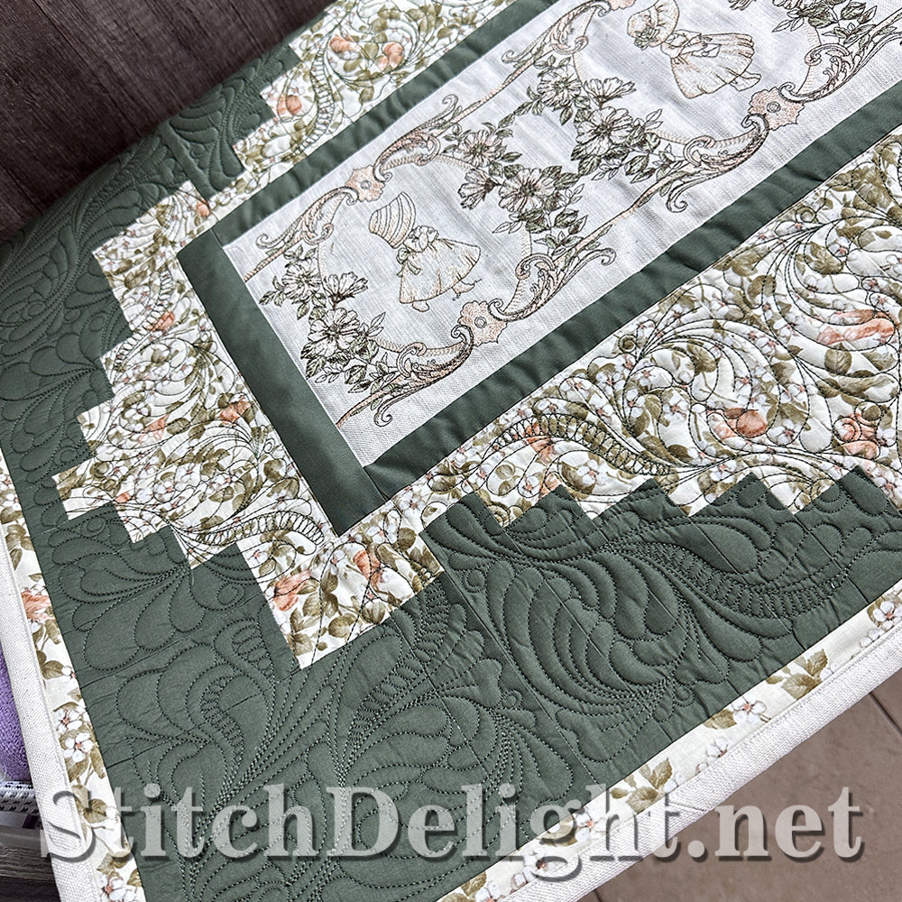 SDS4229 Mademoiselle Vintage Quilt Set