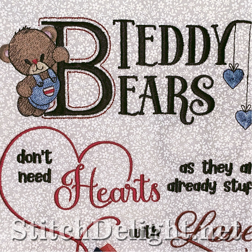 SDS5418 Teddy Bear Font Complete
