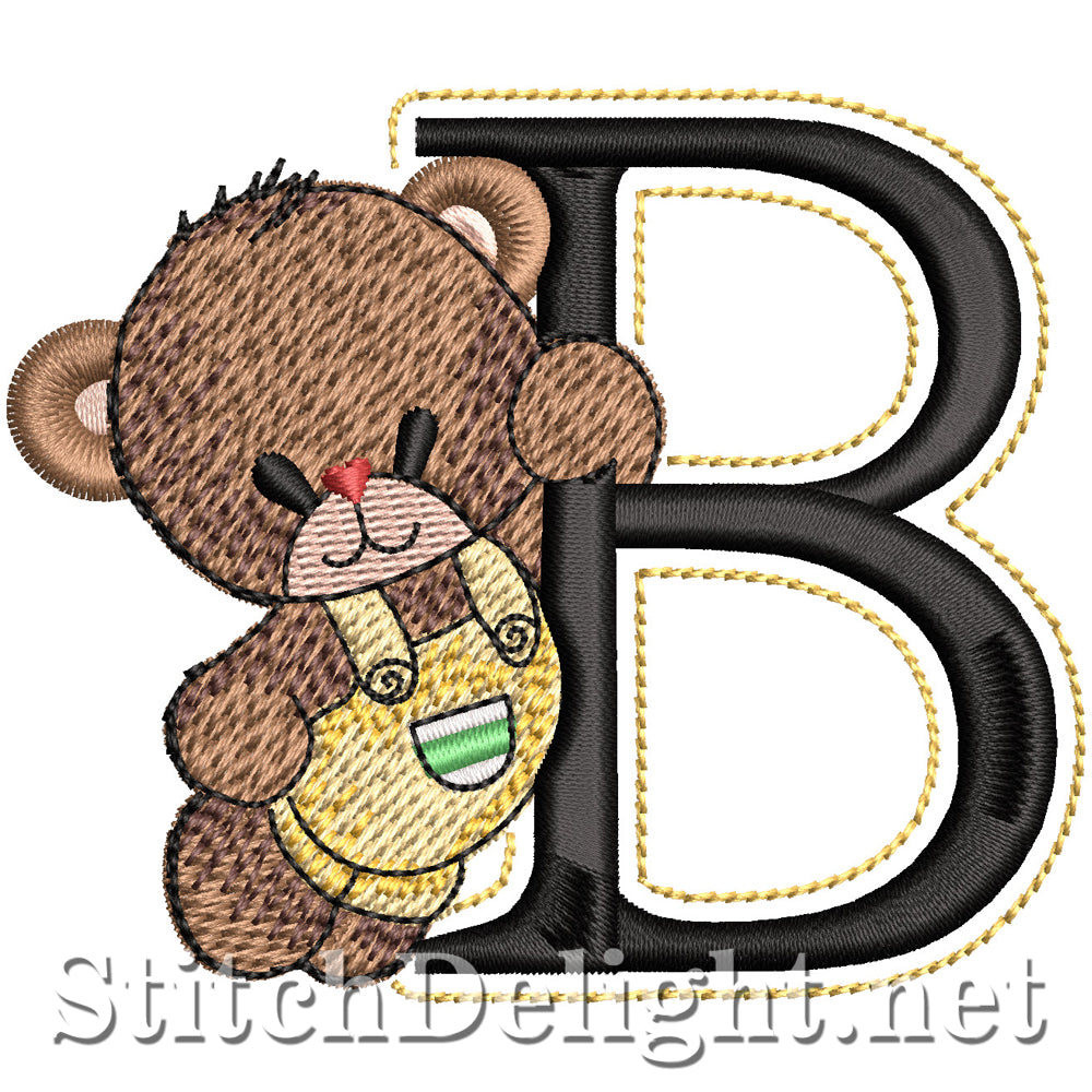 SDS5418 Teddy Bear Font B