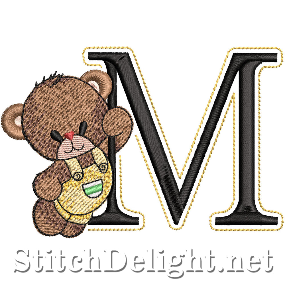 SDS5418 Teddy Bear Font M
