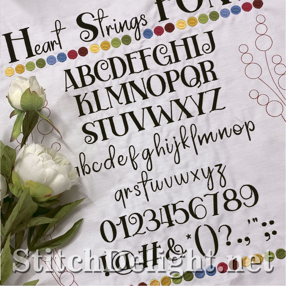 SDS5420 Heart Strings Font