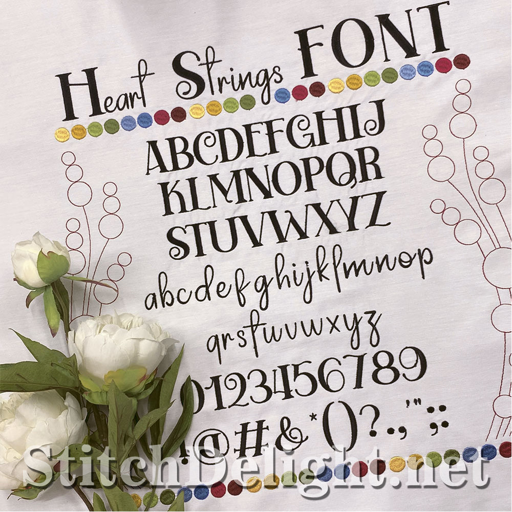 SDS5420 Heart Strings Font