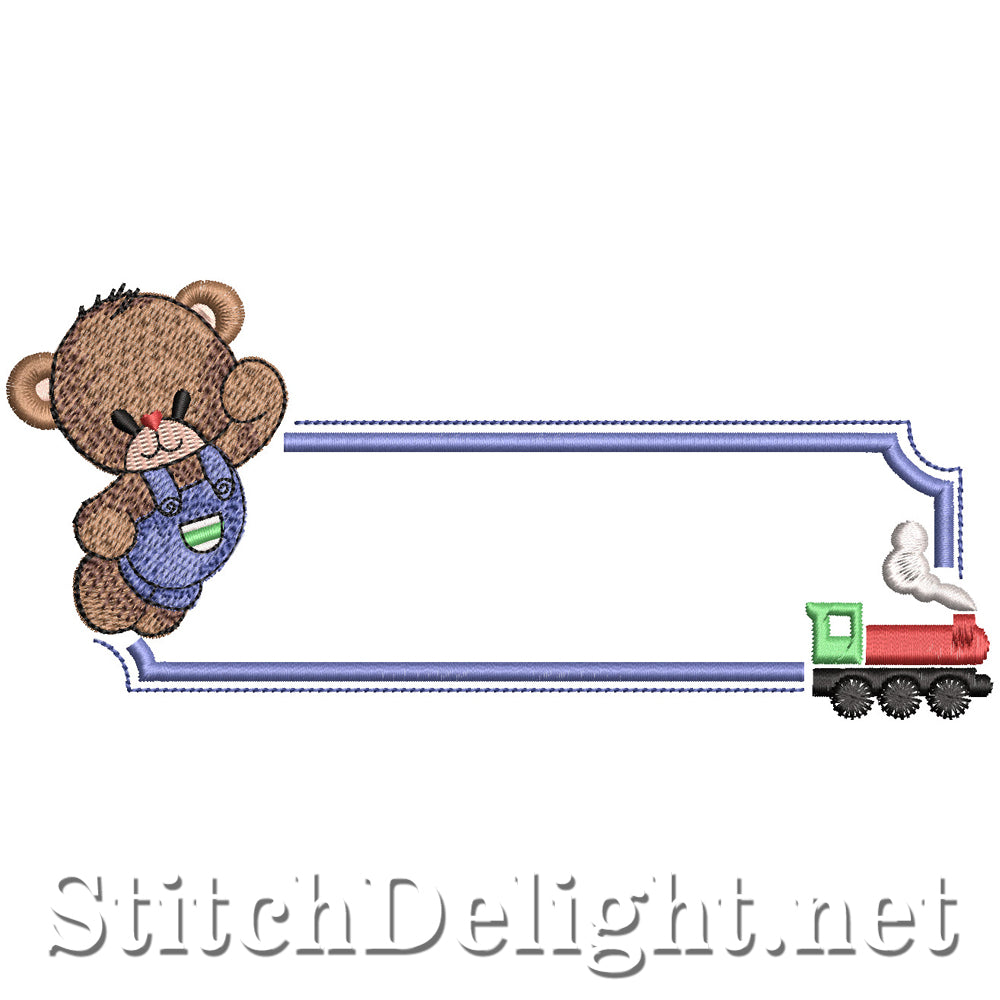 SDS5423 Teddy Boy Name Frame