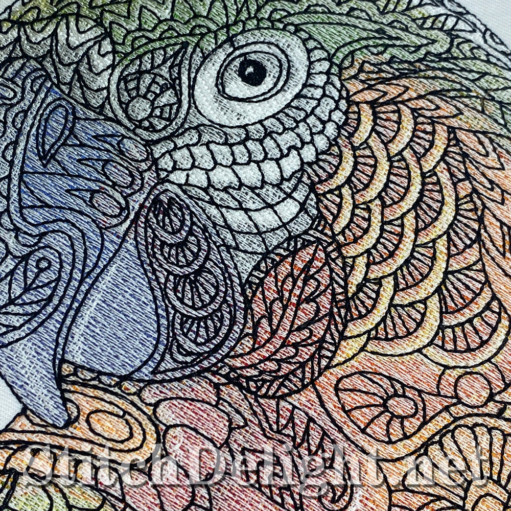 SDS5446 Colorful Parrot