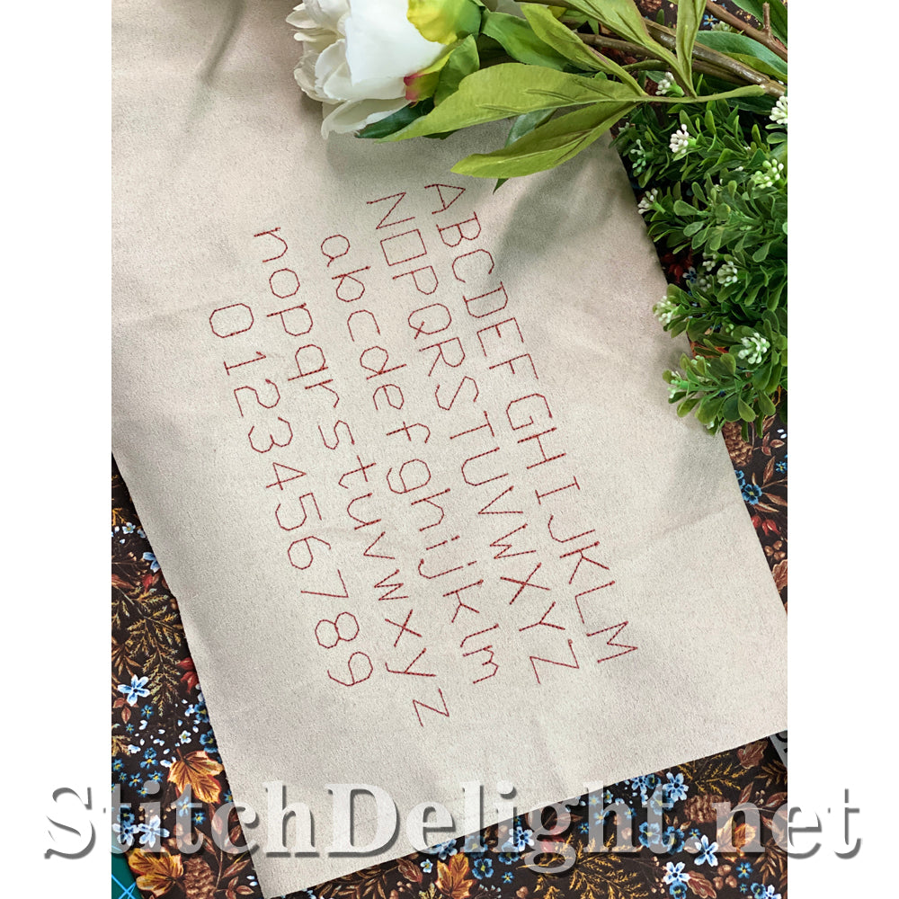 SDS5506 Line Font Three Quarter Inch