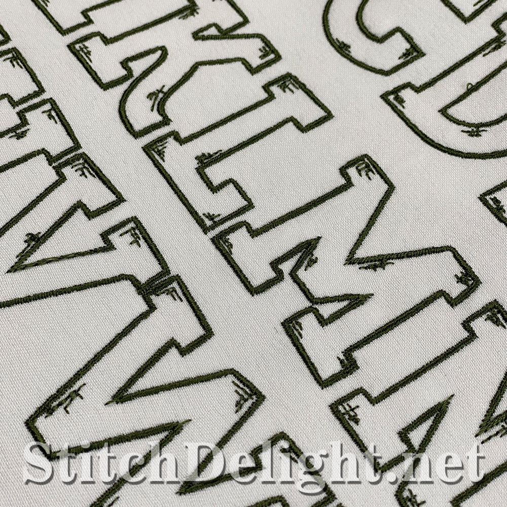 SDS5509 Scratch Font 1.6inch High