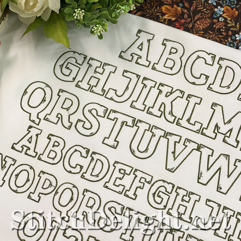 SDS5509 Scratch Font 1.6inch High