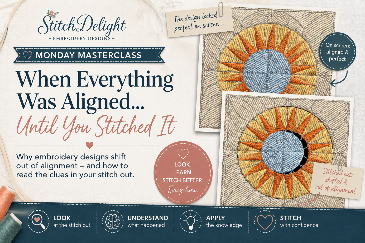 When Everything Was Aligned… Until You Stitched It